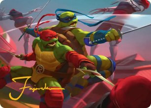 Raph & Leo, Sibling Rivals - Art 2 - Teenage Mutant Ninja Turtle - Art Series