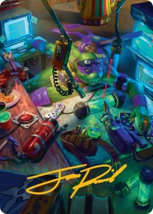 Donatello, the Brains - Art 2 - Teenage Mutant Ninja Turtle - Art Series