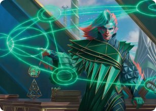 Nev, the Practical Dean - Art 1 - Secrets of Strixhaven - Art Series