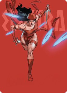Elektra, Daughter of the Hand - Art 1 - Marvel Super Heroes - Art Series