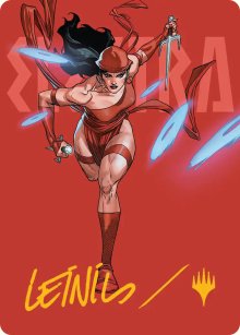Elektra, Daughter of the Hand - Art 2 - Marvel Super Heroes - Art Series