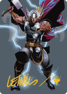 Thor, God of Thunder - Art 2 - Marvel Super Heroes - Art Series