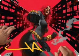 Black Widow, Deadly Hunter - Art 2 - Marvel Super Heroes - Art Series