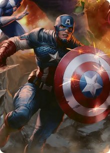 Captain America, Unbowed - Art - Marvel Super Heroes - Art Series
