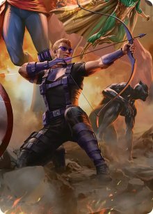 Hawkeye, Trick Shot - Art - Marvel Super Heroes - Art Series