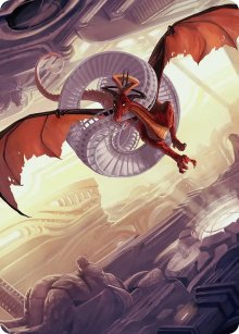 Draconic Visitor - Art 1 - Reality Fracture - Art Series