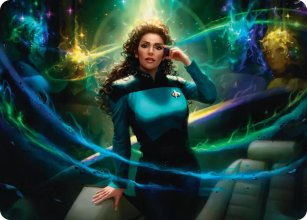 Cmdr. Troi, Outgoing Empath - Art 1 - Star Trek - Art Series