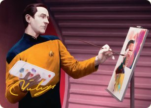 Lieutenant Commander Data - Art 2 - Star Trek - Art Series