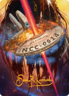 Hull Breach - Art 2 - Star Trek - Art Series