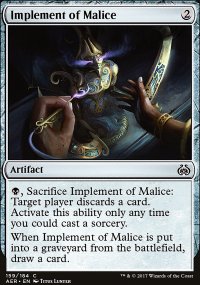 Implement of Malice - Aether Revolt