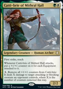 Catti-brie of Mithral Hall 1 - D&D Forgotten Realms Commander Decks