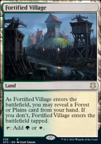 Fortified Village - D&D Forgotten Realms Commander Decks