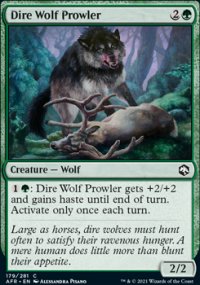 Dire Wolf Prowler 1 - Dungeons & Dragons: Adventures in the Forgotten Realms