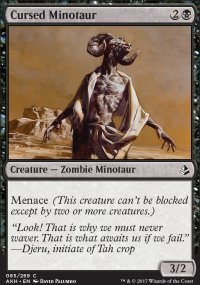 Cursed Minotaur - Amonkhet
