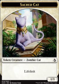 Sacred Cat Token - Amonkhet