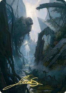 Swamp - Art 4 - Zendikar Rising - Art Series