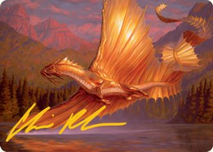 Adult Gold Dragon - Art 2 - D&D Forgotten Realms - Art Series