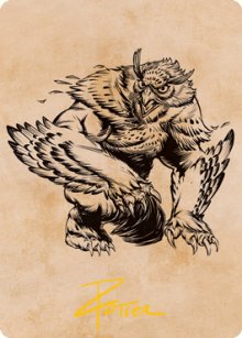 Owlbear - Art 4 - D&D Forgotten Realms - Art Series