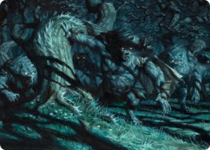 Unnatural Moonrise - Art 1 - Innistrad: Midnight Hunt - Art Series