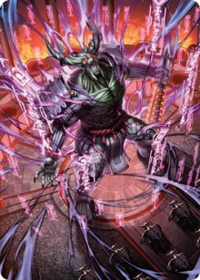 Hidetsugu, Devouring Chaos - Art 1 - Kamigawa: Neon Dynasty - Art Series