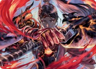 Risona, Asari Commander - Art 1 - Kamigawa: Neon Dynasty - Art Series