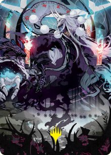 Echo of Death's Wail - Art 2 - Kamigawa: Neon Dynasty - Art Series
