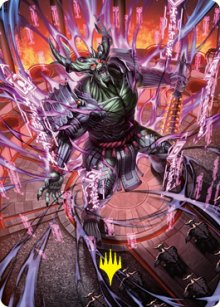 Hidetsugu, Devouring Chaos - Art 2 - Kamigawa: Neon Dynasty - Art Series