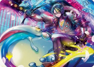 Tatsunari, Toad Rider - Art 2 - Kamigawa: Neon Dynasty - Art Series