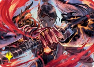 Risona, Asari Commander - Art 2 - Kamigawa: Neon Dynasty - Art Series