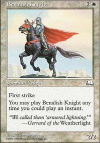 Benalish Knight - Anthologies