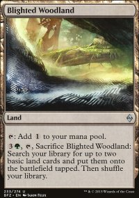Blighted Woodland - Battle for Zendikar