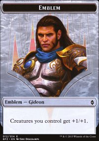 Emblem Gideon, Ally of Zendikar - Battle for Zendikar