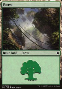 Forest 4 - Battle for Zendikar