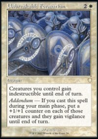 Unbreakable Formation - The Brothers' War Commander Decks