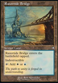 Razortide Bridge - The Brothers' War Commander Decks