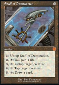Staff of Domination - The Brothers' War Retro Artifacts