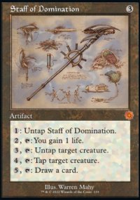 Staff of Domination 2 - The Brothers' War Retro Artifacts
