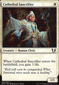 Cathedral Sanctifier - Blessed vs. Cursed