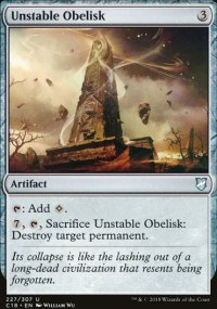 Unstable Obelisk - Commander 2018