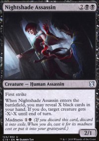 Nightshade Assassin - Commander 2019