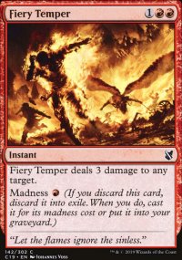 Fiery Temper - Commander 2019