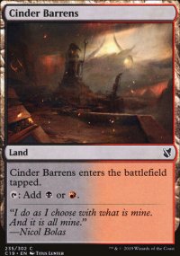 Cinder Barrens - Commander 2019