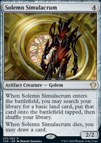 Solemn Simulacrum - Commander 2020