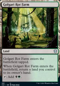 Golgari Rot Farm - Commander 2021
