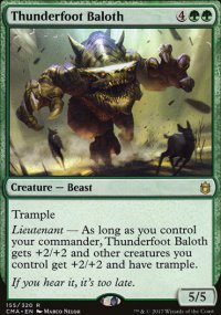 Thunderfoot Baloth - Commander Anthology
