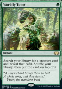 Worldly Tutor - Commander Collection: Green