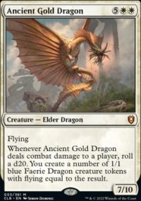 Ancient Gold Dragon 1 - Commander Legends: Battle for Baldur's Gate