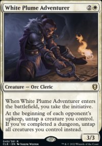 White Plume Adventurer - Commander Legends: Battle for Baldur's Gate