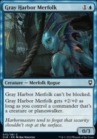 Gray Harbor Merfolk - Commander Legends: Battle for Baldur's Gate