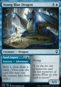 Young Blue Dragon - Commander Legends: Battle for Baldur's Gate